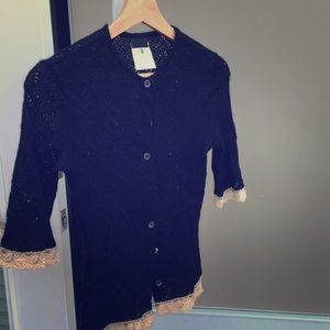 Black D&G lace cardigan